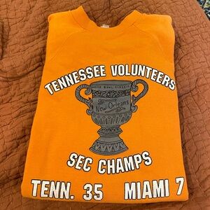 TN VOLS true vintage Sugarbowl sweatshirt Tennesee orange